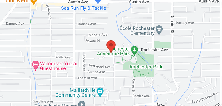 map of 1160 ROCHESTER AVENUE